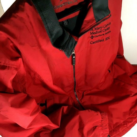 STORMTECH Mens Red Jacket - Personalized Employee Centura Health RN - Size Large - Picture 4 of 8